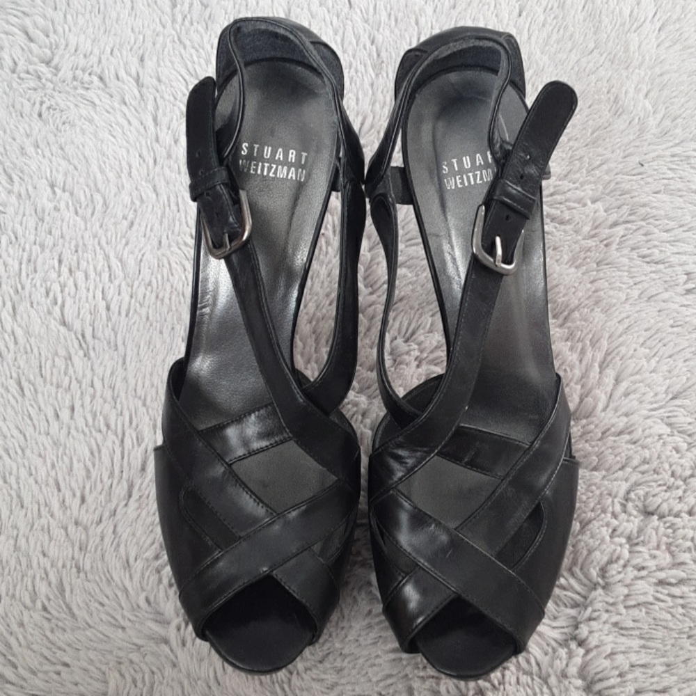 Womens Stuart Weiztman platform heel